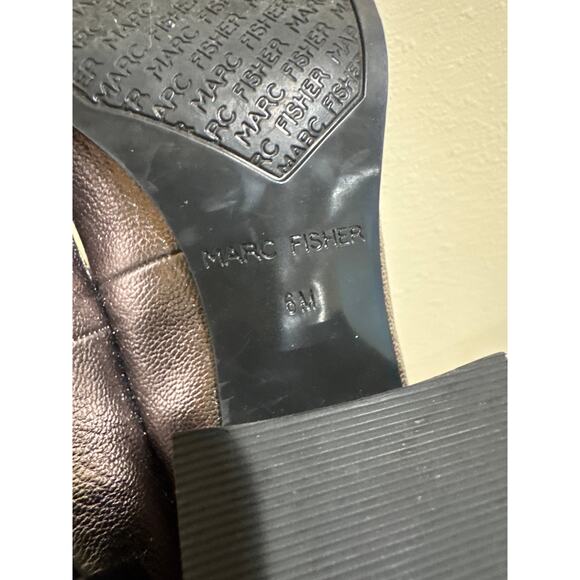 Marc Fisher Metallic Loafers with Tassels - Picture 7 of 8